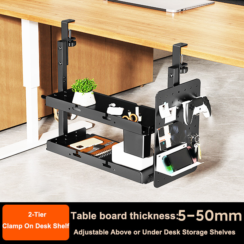 Gaming Accessories Organizer - Étagère à 2 niveaux à fixer