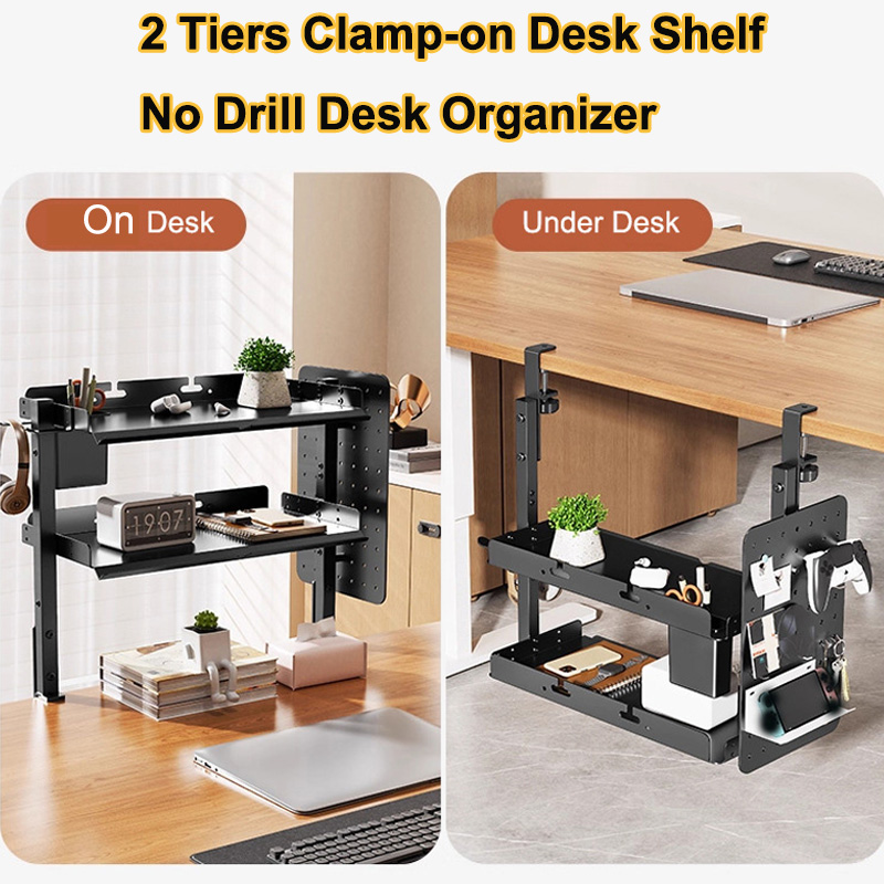 Étagère à 2 niveaux à fixer su - Gaming Accessories Organizer avis et prix