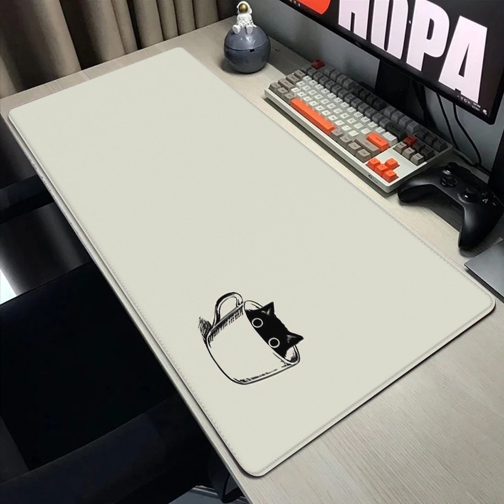 Tapis de souris chat noir drôl - Gaming Accessories Companies avis et prix