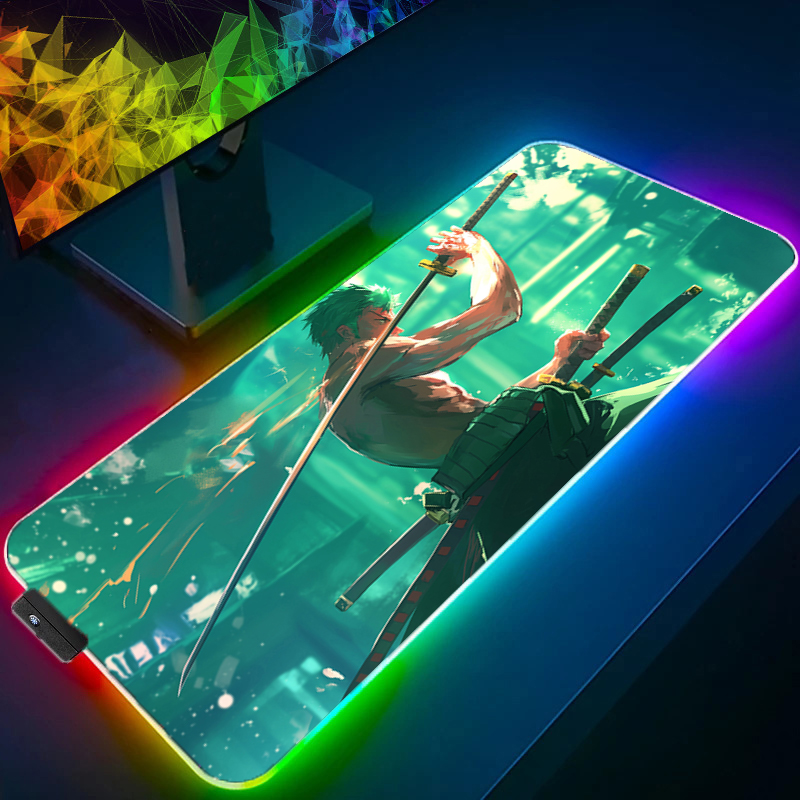 ONE PIECE Zoro tapis de souris - Gaming Accessories Lights avis et prix