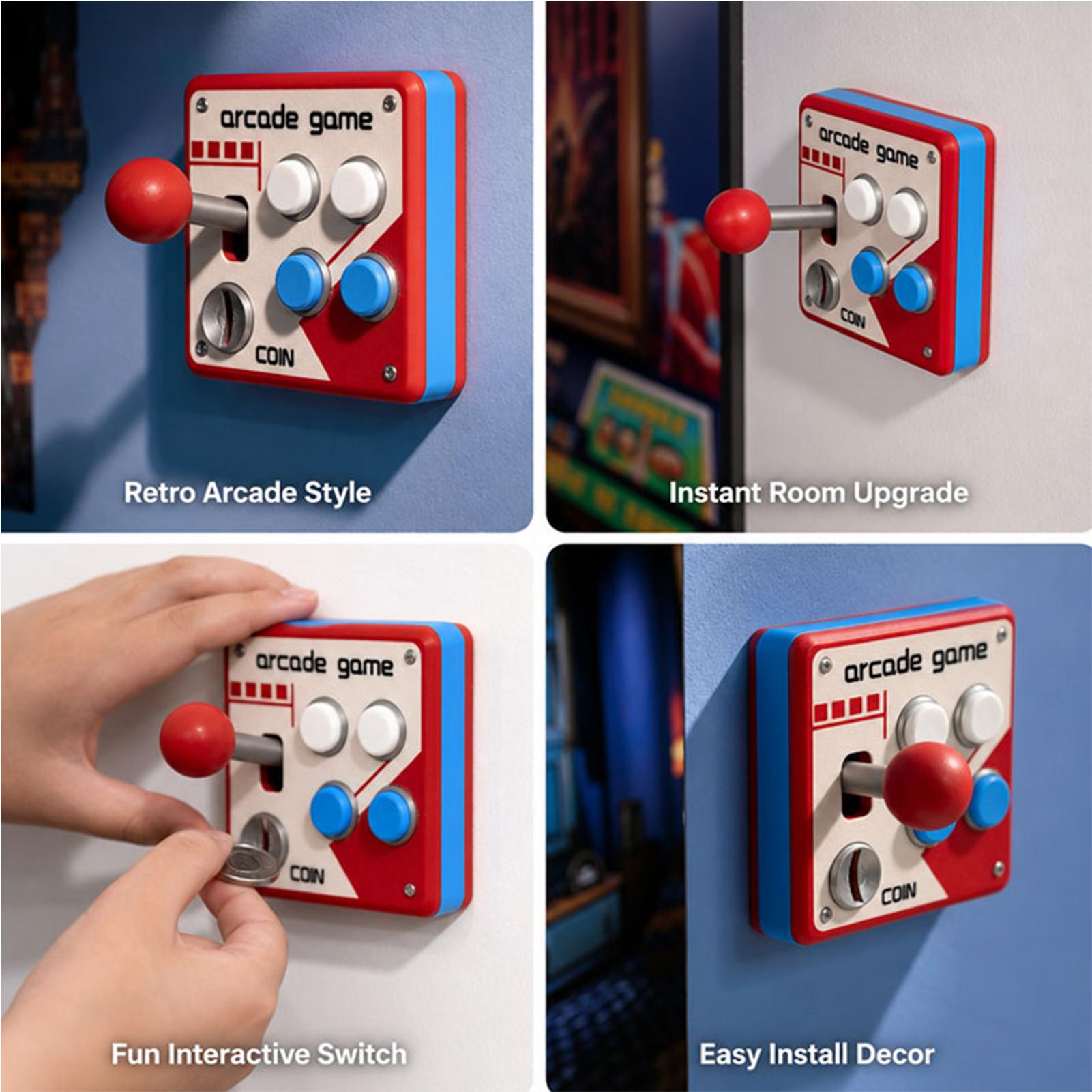 Cache-Interrupteurs Rétro Créa - Gaming Accessories Lights avis et prix