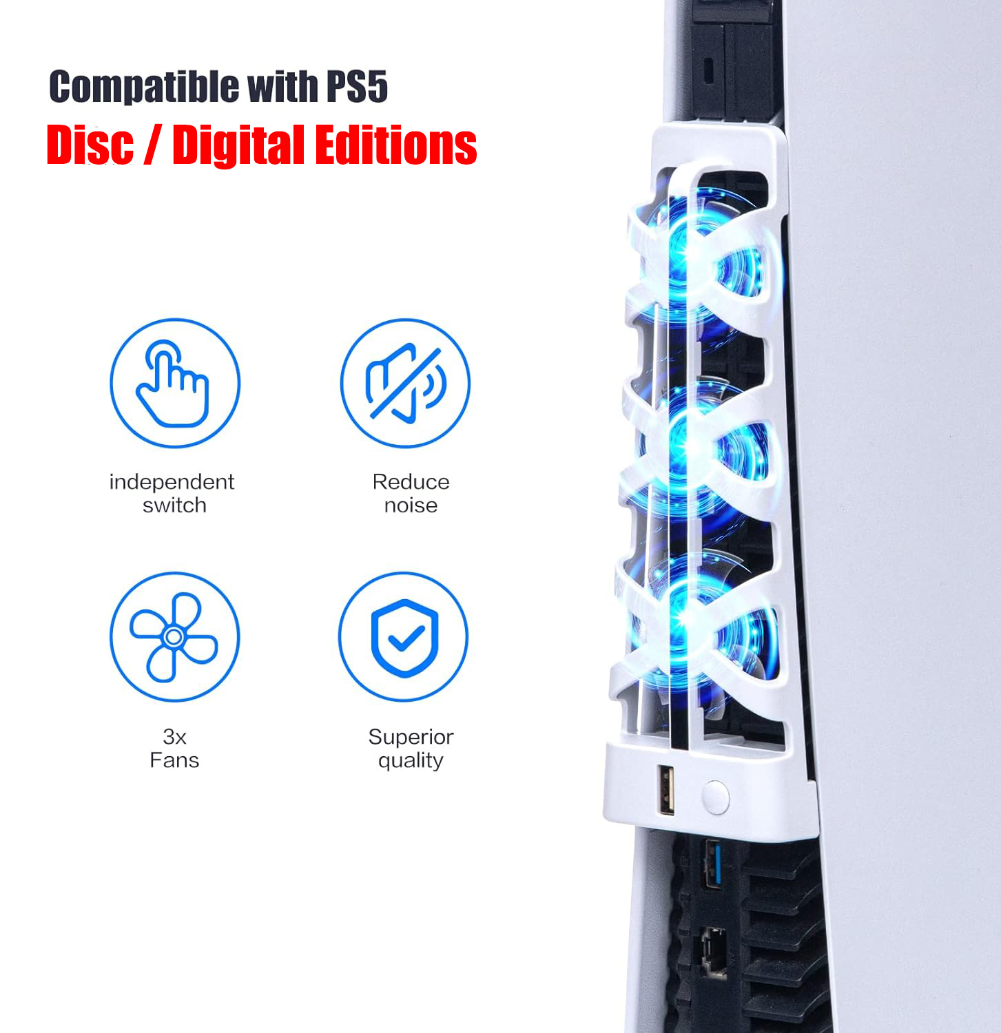 Ventilateur de refroidissement - Gaming Accessories Lights avis et prix